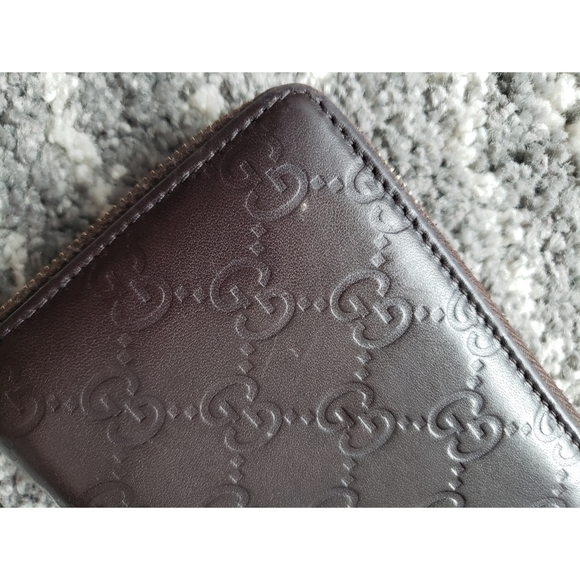 Gucci Guccissima Leather Zip Around Wallet - Picture 5 of 8
